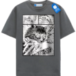Manga Bite Cat T Shirt, Anime Cat Meme Tee