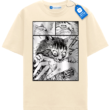 Manga Bite Cat T Shirt, Anime Cat Meme Tee