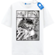Manga Bite Cat T Shirt, Anime Cat Meme Tee