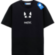 Meow Minimal T Shirt, Basic Cat Lover Tee