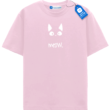 Meow Minimal T Shirt, Basic Cat Lover Tee