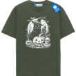 Midnight Witch Cat Halloween T Shirt