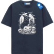 Midnight Witch Cat Halloween T Shirt