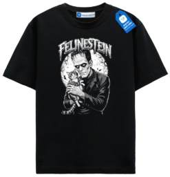 Monster And Cat Halloween T Shirt