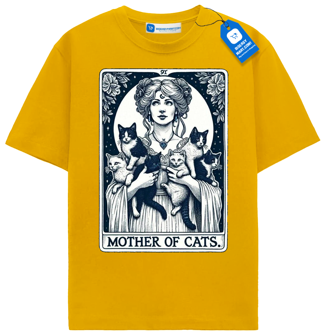 Mother Of Cats T Shirt, Cat Lover Tee Mother Of Cats T Shirt, Cat Lover Tee - Image 11