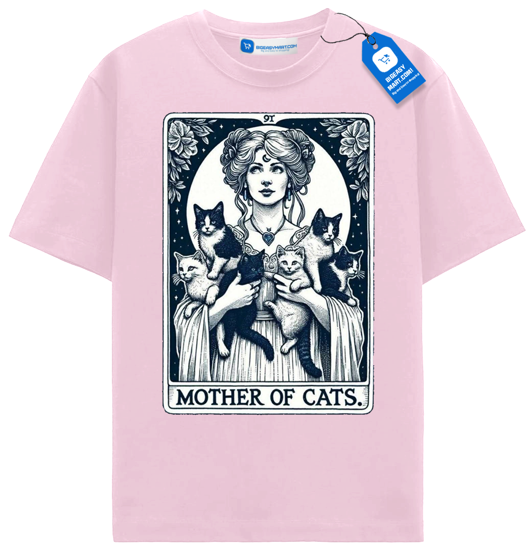Mother Of Cats T Shirt, Cat Lover Tee Mother Of Cats T Shirt, Cat Lover Tee - Image 10