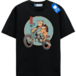 Motorcycle Cat T Shirt, Cool Cat Lover Tee