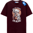 My Cat Thinks Im Alive - Skeleton Cat Mom T Shirt