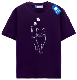 Paw Sitive Steps Minimalist Cat Shirt