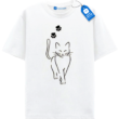 Paw Sitive Steps Minimalist Cat Shirt