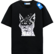 Psychedelic Trippy Cat Tee, Halloween Cat Shirt