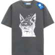 Psychedelic Trippy Cat Tee, Halloween Cat Shirt