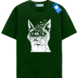 Psychedelic Trippy Cat Tee, Halloween Cat Shirt