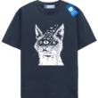 Psychedelic Trippy Cat Tee, Halloween Cat Shirt