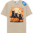Pumpkin Pals Triple Black Cat Halloween Tee