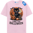 Retro Halloween T Shirt, Long Live Halloween Tee