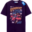 Retro Pilot Cat Graphic Tee
