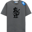 Retro Western Guitar Tee, Cat Lover T Shirt