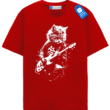 Rock Cat Guitar T Shirt, Funny Cat Lover Gift