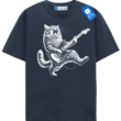 Rockstar Cat Playing Guitar, Funny Cat Owner T Shirt