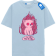 See You In Hell Cat T Shirt, Kawaii Goth Emo Cat Tee