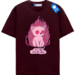 See You In Hell Cat T Shirt, Kawaii Goth Emo Cat Tee