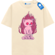 See You In Hell Cat T Shirt, Kawaii Goth Emo Cat Tee