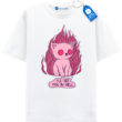 See You In Hell Cat T Shirt, Kawaii Goth Emo Cat Tee