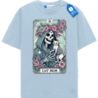 Skeleton Cat Mom T Shirt, Cat Lover Tee