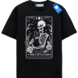Skeleton Holding Black Cat, The Cat Lover T Shirt