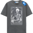 Skeleton Holding Black Cat, The Cat Lover T Shirt