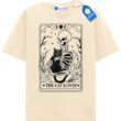 Skeleton Holding Black Cat, The Cat Lover T Shirt