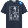 Skeleton Holding Black Cat, The Cat Lover T Shirt