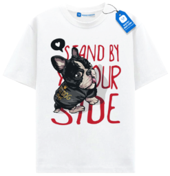Stand By Your Side - French Bulldog Love T Shirt