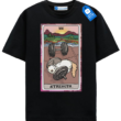 Strength Tarot Cat T Shirt, Funny Gym Cat Lover Tee