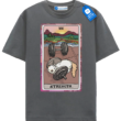 Strength Tarot Cat T Shirt, Funny Gym Cat Lover Tee