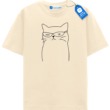 Sunglass Cat Minimal Tee