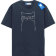 Sunglass Cat Minimal Tee