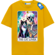 The Cat Lover T Shirt, Skeleton And Cat Tee