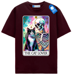 The Cat Lover T Shirt, Skeleton And Cat Tee