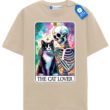 The Cat Lover T Shirt, Skeleton And Cat Tee