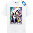 The Cat Lover T Shirt, Skeleton And Cat Tee