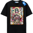 The Reader Skeleton Tarot Cat Tee