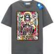 The Reader Skeleton Tarot Cat Tee