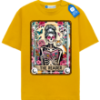 The Reader Skeleton Tarot Cat Tee