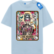 The Reader Skeleton Tarot Cat Tee