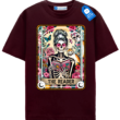 The Reader Skeleton Tarot Cat Tee