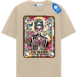 The Reader Skeleton Tarot Cat Tee