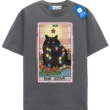 The Star Tarot Cat T Shirt, Black Cat Lover Tee