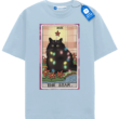 The Star Tarot Cat T Shirt, Black Cat Lover Tee